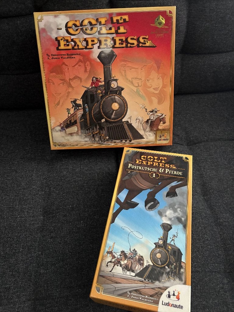 Colt Express + uitbreiding, Vijf spelers of meer, Ophalen of Verzenden, Zo goed als nieuw