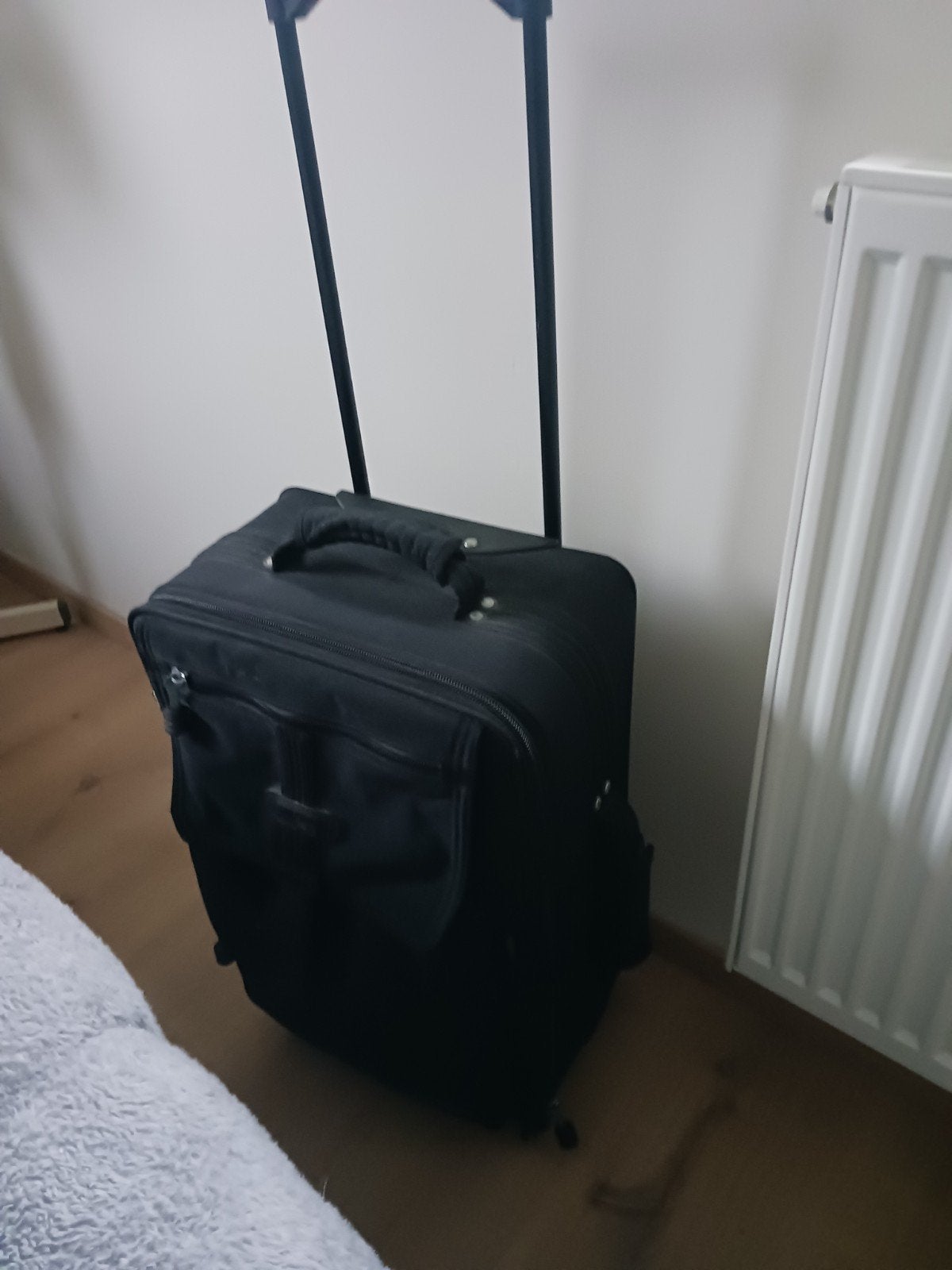 Reiskoffer  trolley, Ophalen