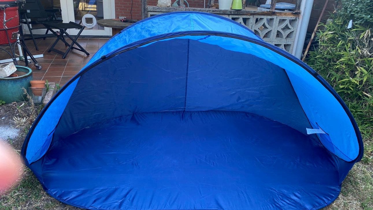Strandtent / bijzet tentje, Ophalen, Zo goed als nieuw