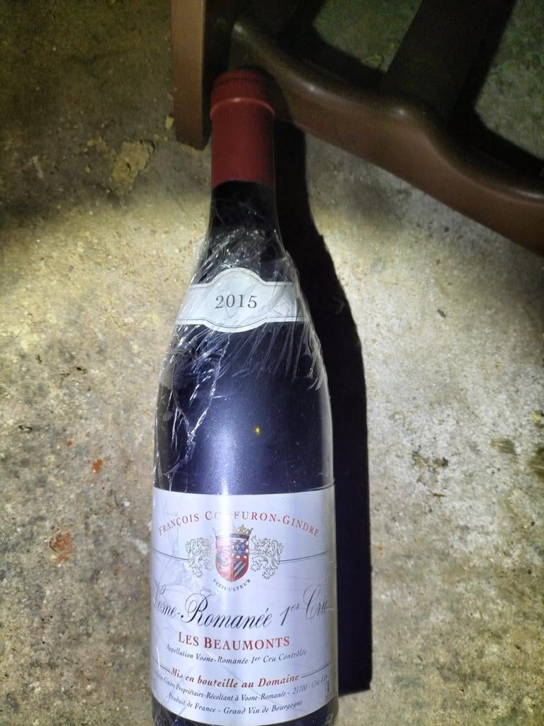 6 btes Vosne Romanee 1er cru 2015 les baumonts, Verzamelen, Wijnen, Ophalen