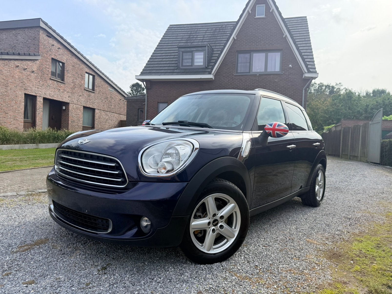 Mini Countryman 1.6D - Pano - Navi, Voorwielaandrijving, Stof, Blauw, Grijs