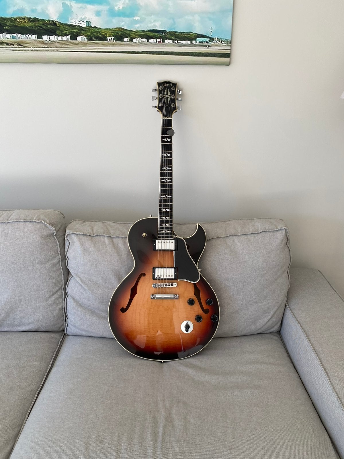 Gibson ES137 custom 2011, Enlèvement ou Envoi, Comme neuf, Gibson