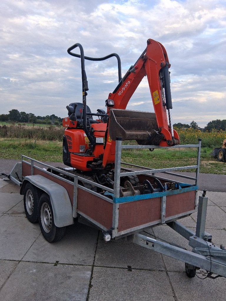 Minigraver compleet met oprijwagen, Enlèvement, Excavatrice