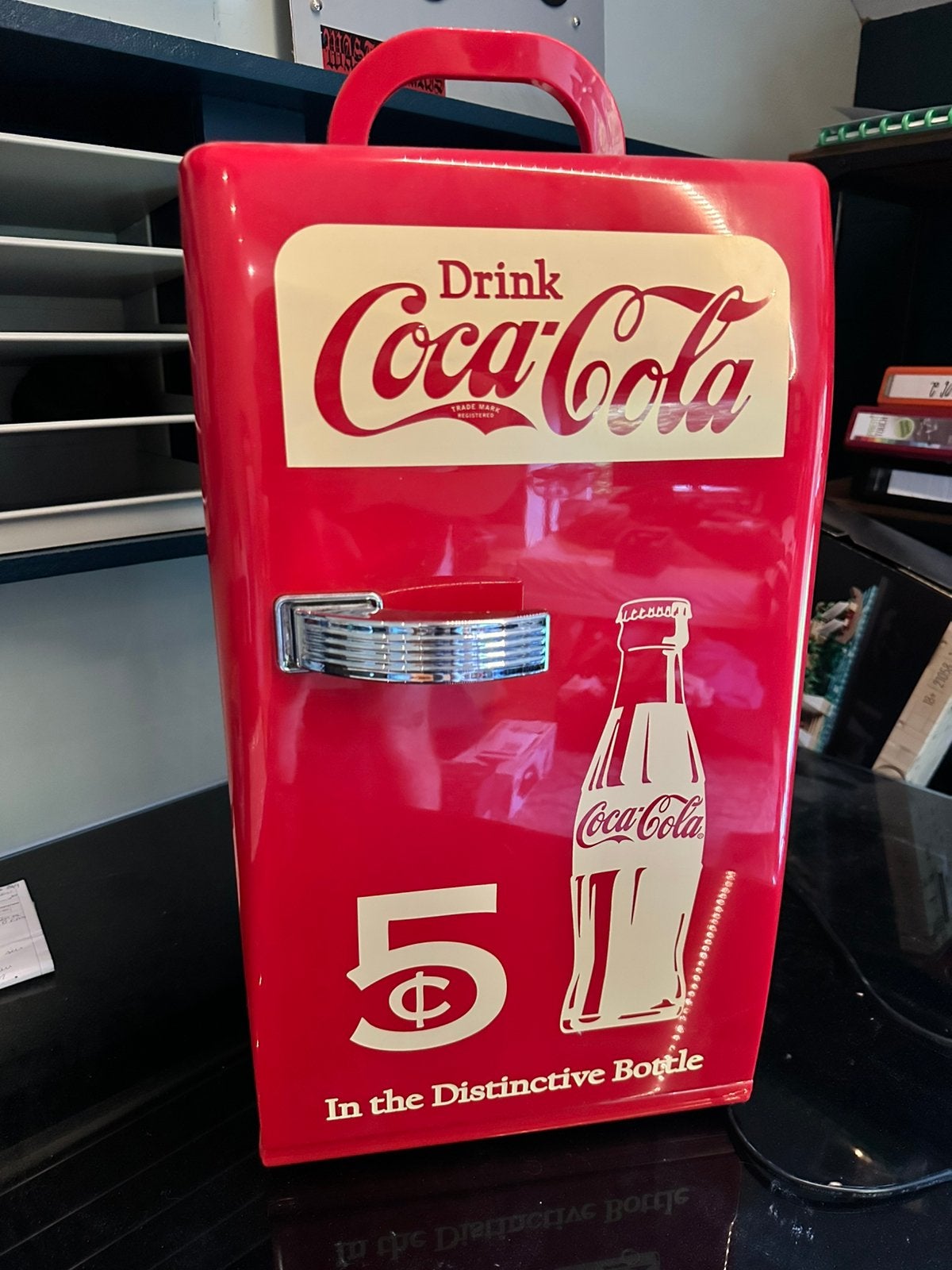Petit frigo publicitaire Coca, Moins de 45 cm, Enlèvement, Sans bac à congélation, Comme neuf