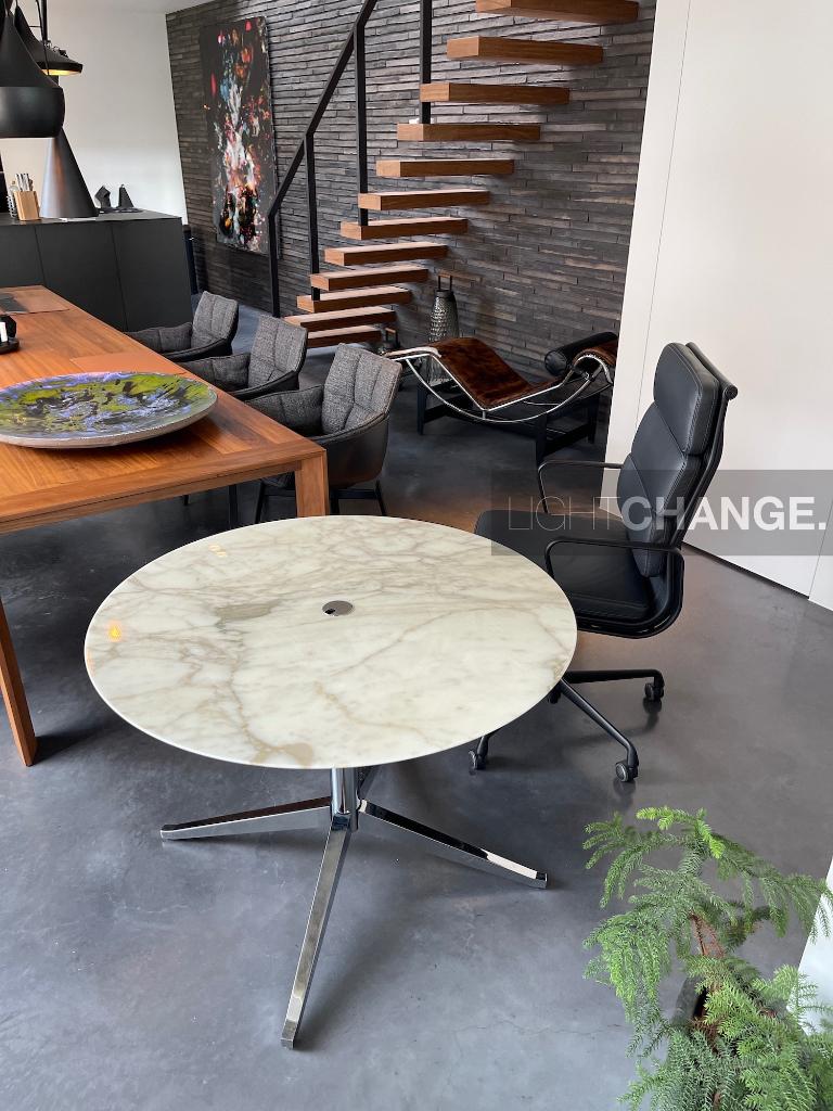 Knoll Florence marmeren tafel eettafel Calcatta marmer staal, Maison & Meubles, Tables | Tables à manger, Enlèvement, Comme neuf