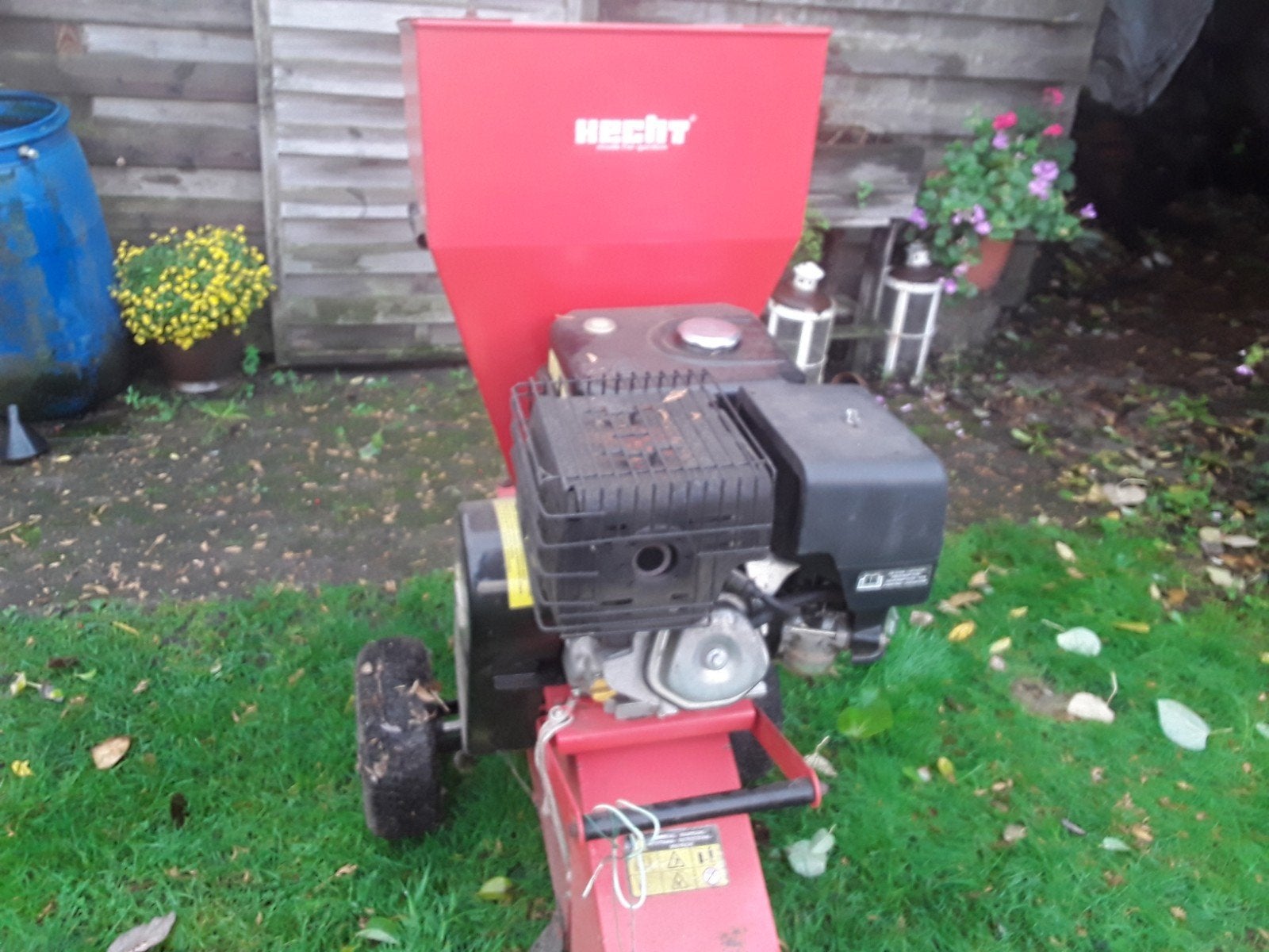 benzine tuinhakselaar, Tuin en Terras, Ophalen, Benzine