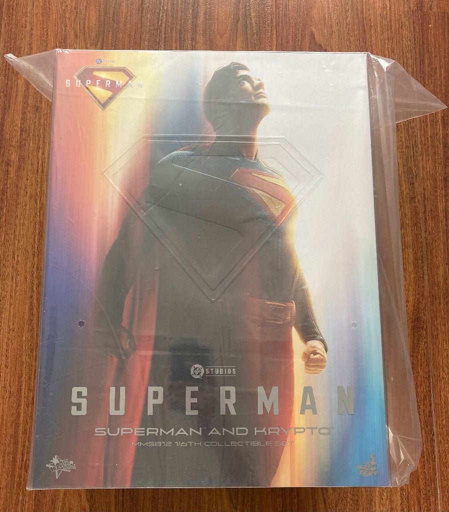 Hot Toys DC Superman & Krypto MMS812 30 cm Nieuw, Collections, Cinéma & Télévision, Neuf, Film, Envoi