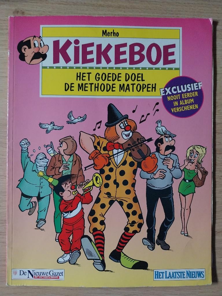 3 strips Kiekeboe buiten reeks, Meerdere stripboeken, Verzenden, Gelezen, Merho