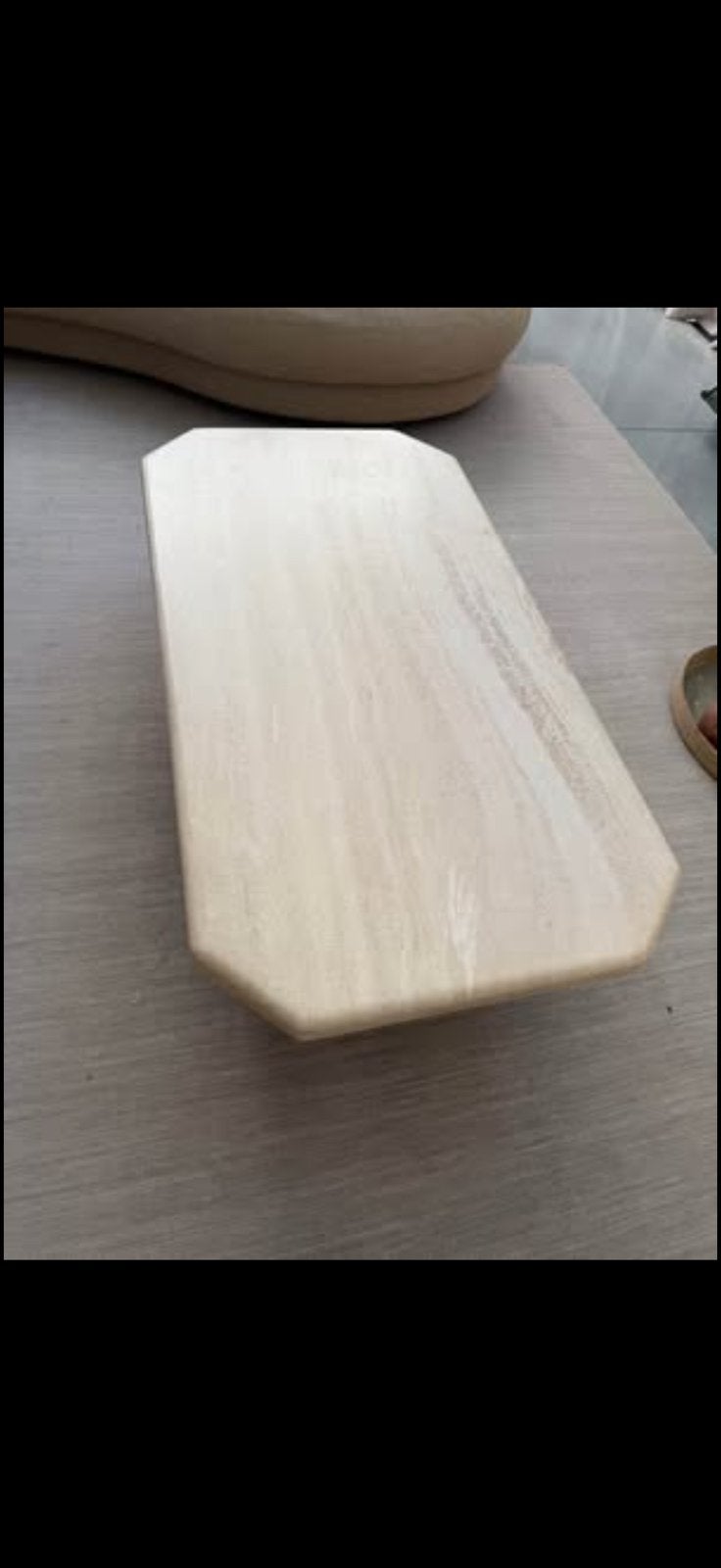 table basse en travertin, Enlèvement, Comme neuf