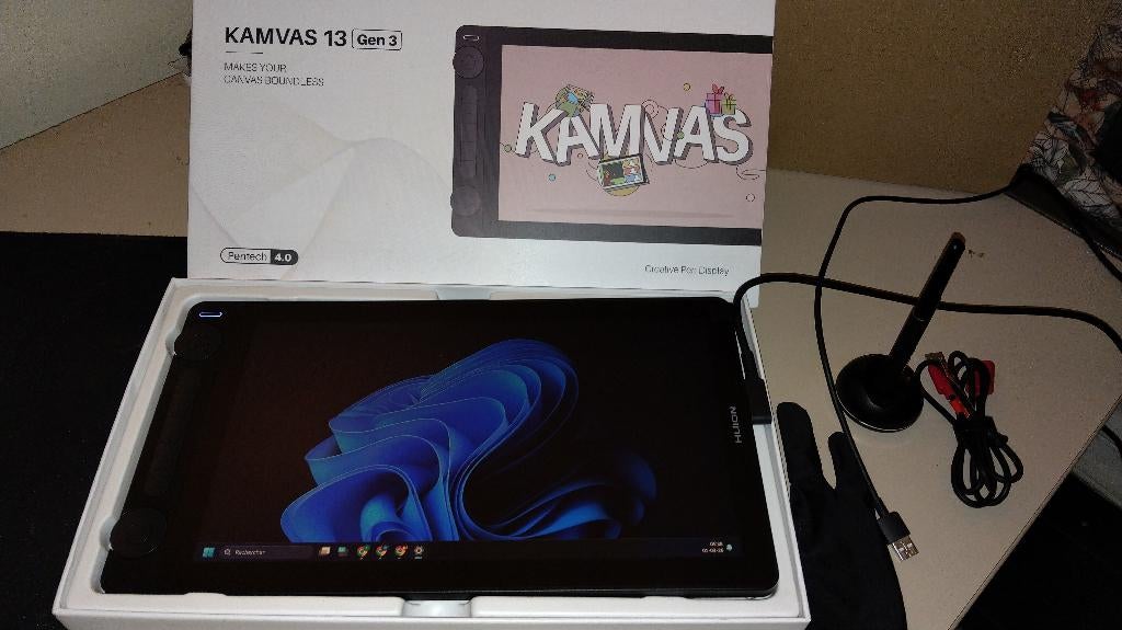 HUION Kamvas 13 gen 3, Computers en Software, Ophalen, Zo goed als nieuw, Bedraad, Huion