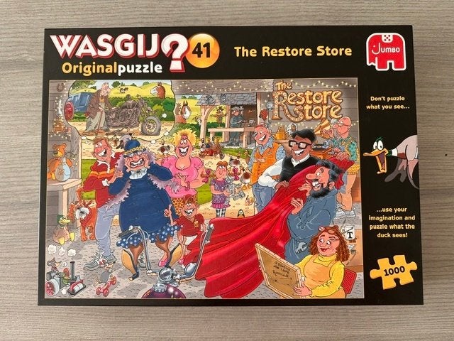 puzzle Wasgij the Restore Store (no.2278a), Enlèvement, 500 à 1500 pièces, Comme neuf, Puzzle