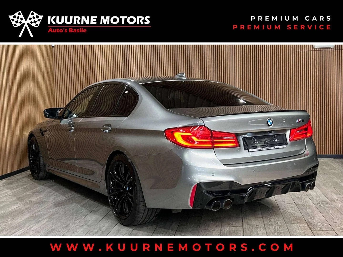 BMW M5 4.4AS V8 xDrive Alu20"/OpenDak/Acc/Hud/Hk/Keyless/Sof, Autos, Cuir, Argent ou Gris, 4395 cm³, Entreprise