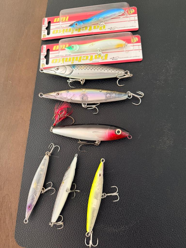 Zeebaars pluggen, Watersport en Boten, Hengelsport | Zeevissen, Zo goed als nieuw, Ophalen