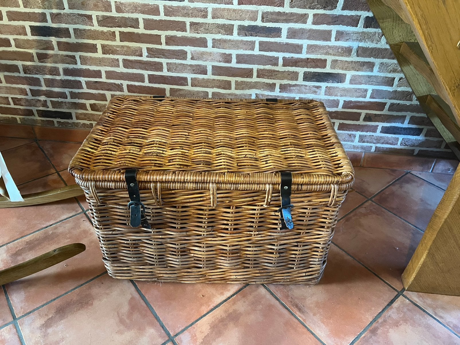 Rieten kist, Ophalen, Zo goed als nieuw