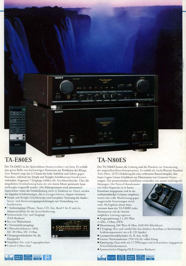 Sony ES 80+La Voce SS-A5, Ophalen, Sony
