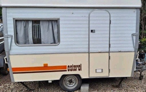 esterel plooicaravan, Caravans en Kamperen, Vouwwagens, Beige, Tot en met 3, Aanwezig, Ophalen