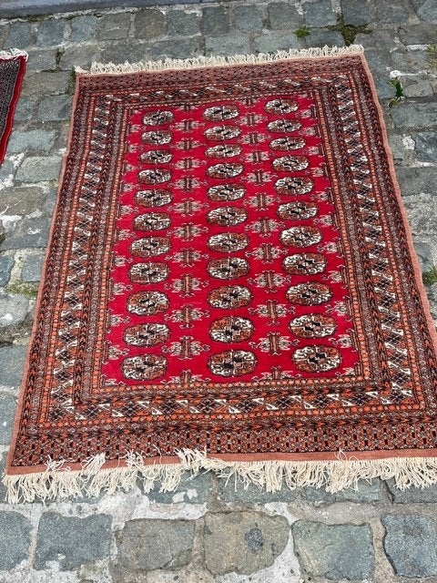 tapijt, Enlèvement, Comme neuf, Rouge, Antiek