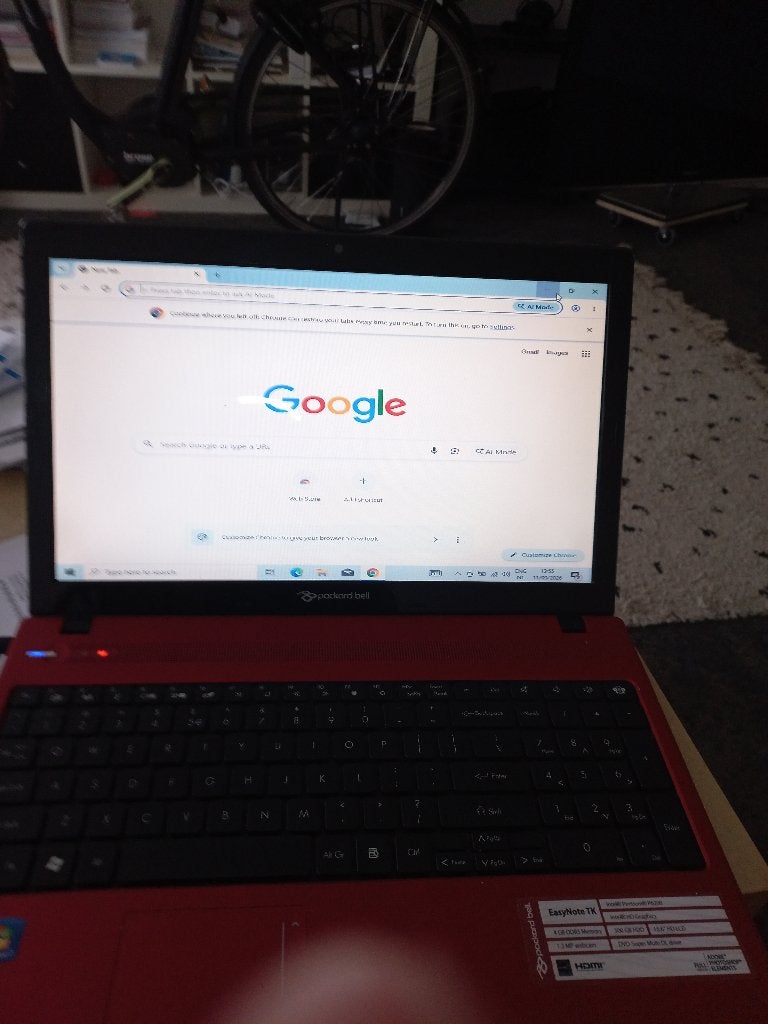 Laptop Packard Bell EasyNote TK rood met ssd werkt goed, Ophalen, Gebruikt, 2 tot 3 Ghz, Intel(R) Core i5