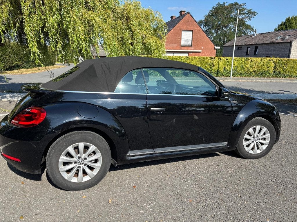 Volkswagen Beetle cabriolet 1.2 Tsi 42000Km, Voorwielaandrijving, 4 cilinders, Cabriolet, Leder en Stof
