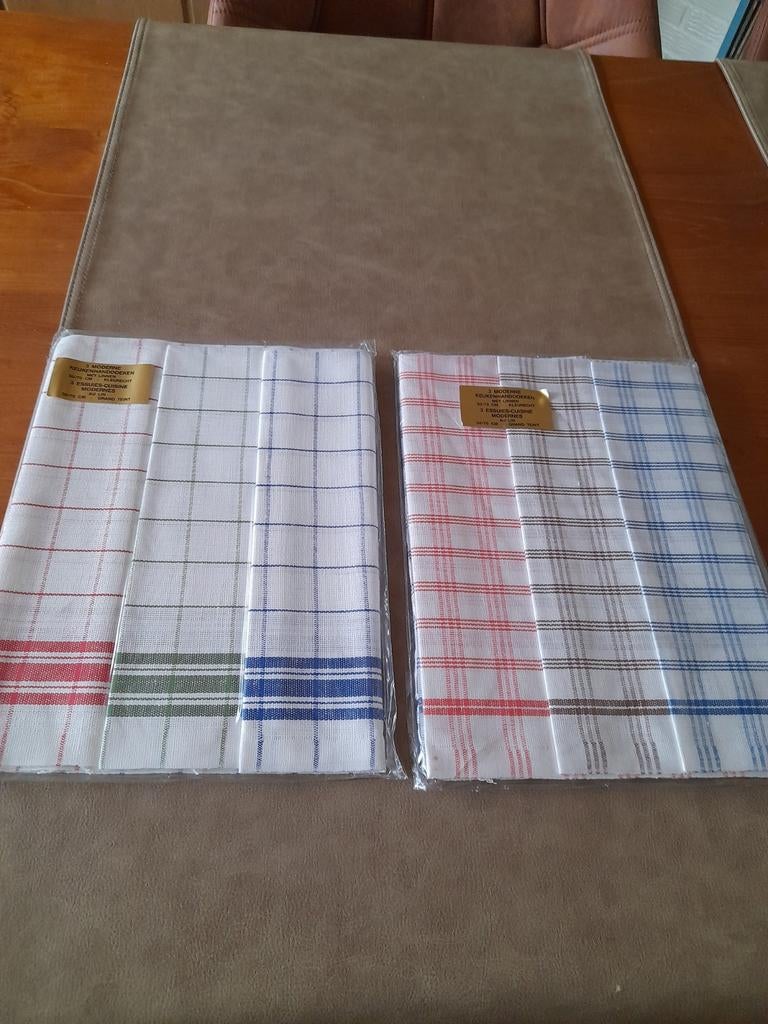Keukenhanddoeken 6 stuks . Nieuw! 9000Gent, Huis en Inrichting, Keuken | Textiel, Ophalen of Verzenden