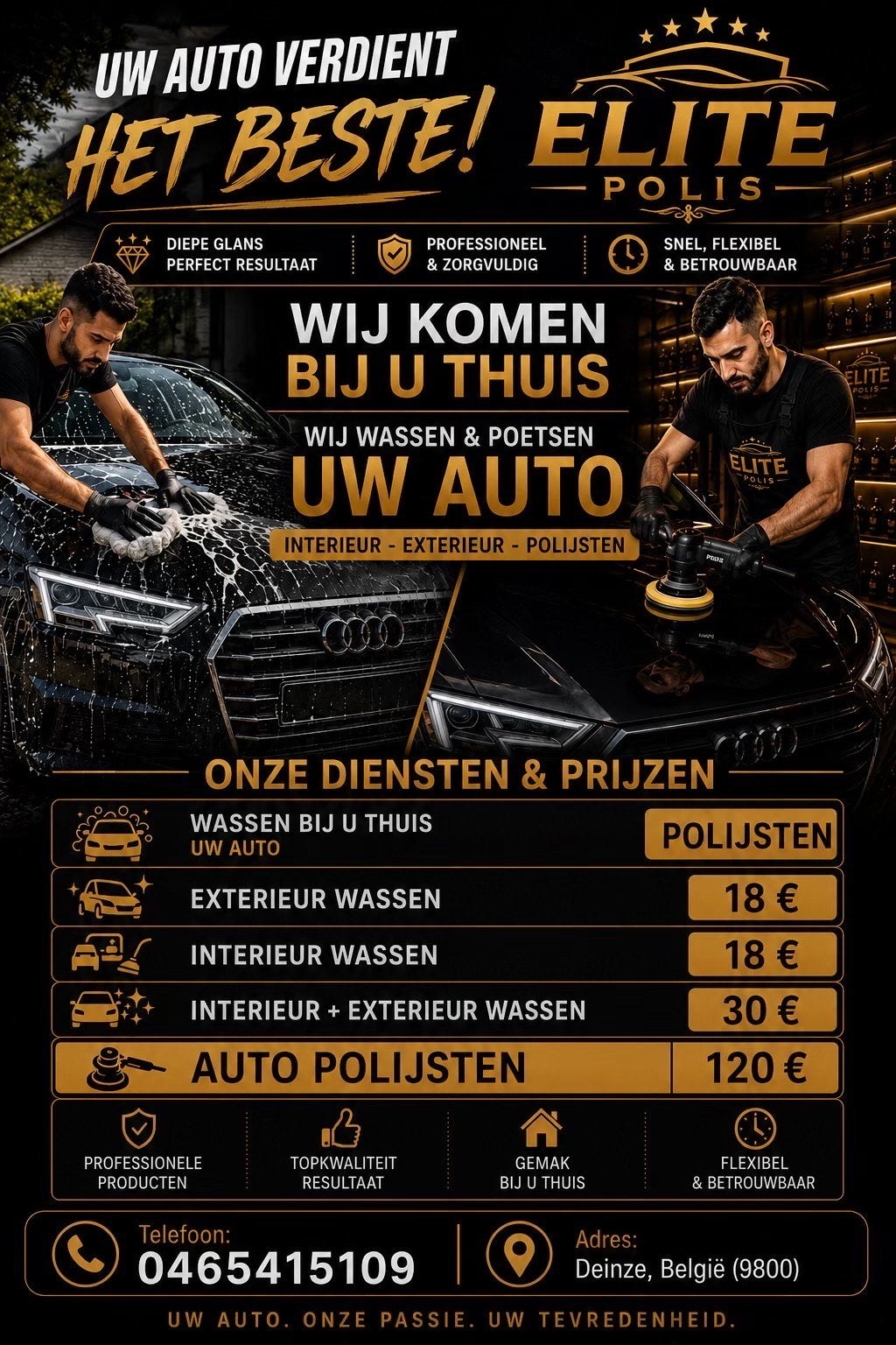 Auto polijsten, Tickets & Billets