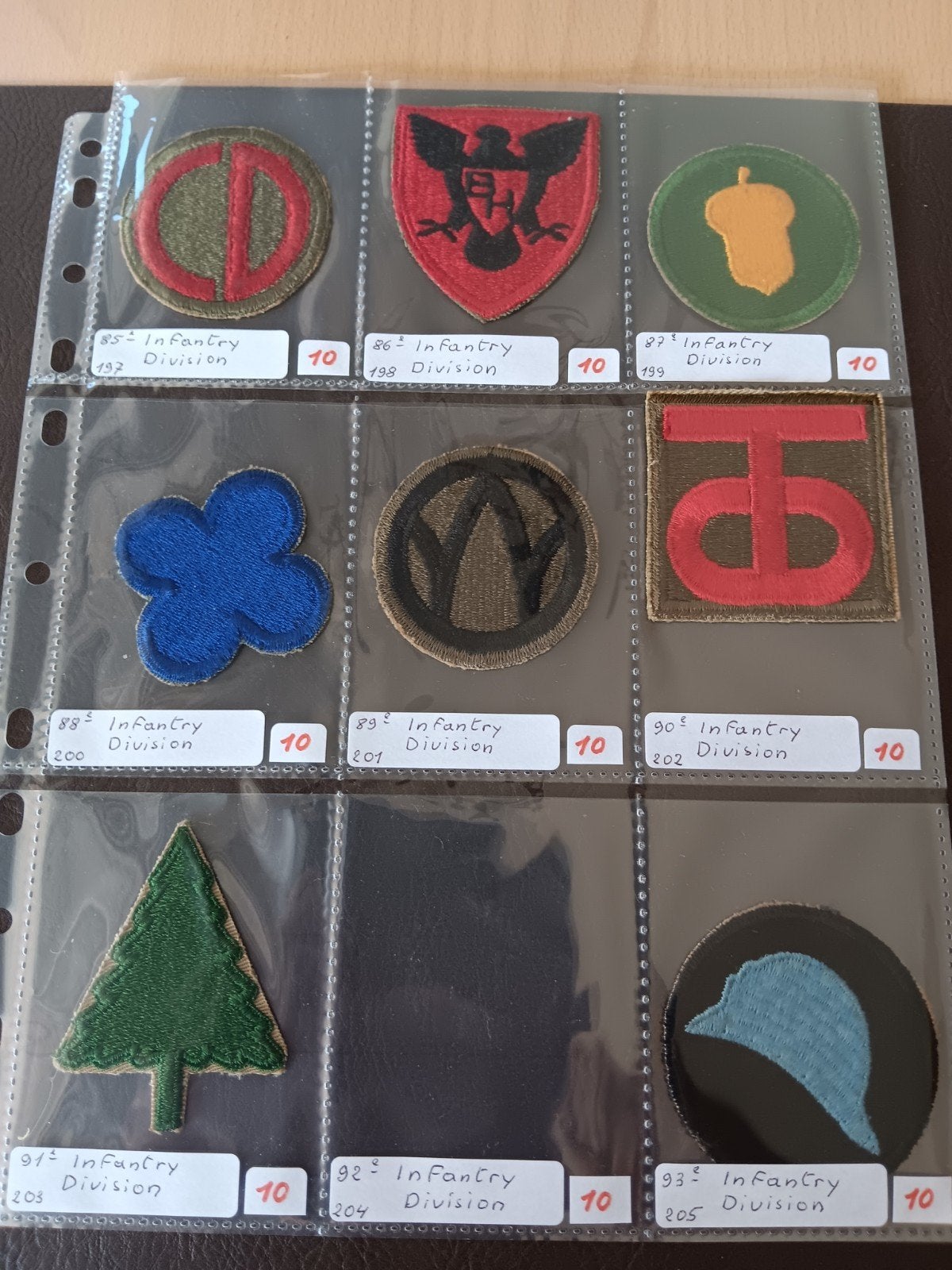 Us ww2 patches, Ophalen of Verzenden