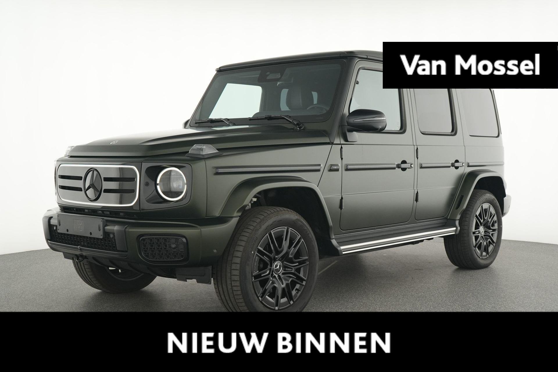 Mercedes-Benz G 580 AMG LINE + MANUFAKTUR + BURMESTER +, Auto's, Mercedes-Benz, Automaat, Verblindingsvrij grootlicht, 116 kWh
