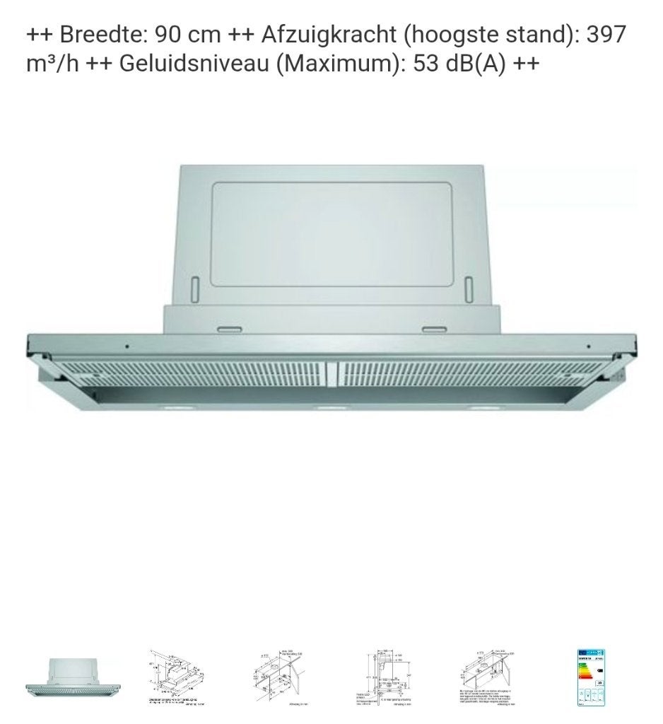 Dampkap siemens, Elektronische apparatuur, Ophalen, Overige typen, Motor, Nieuw