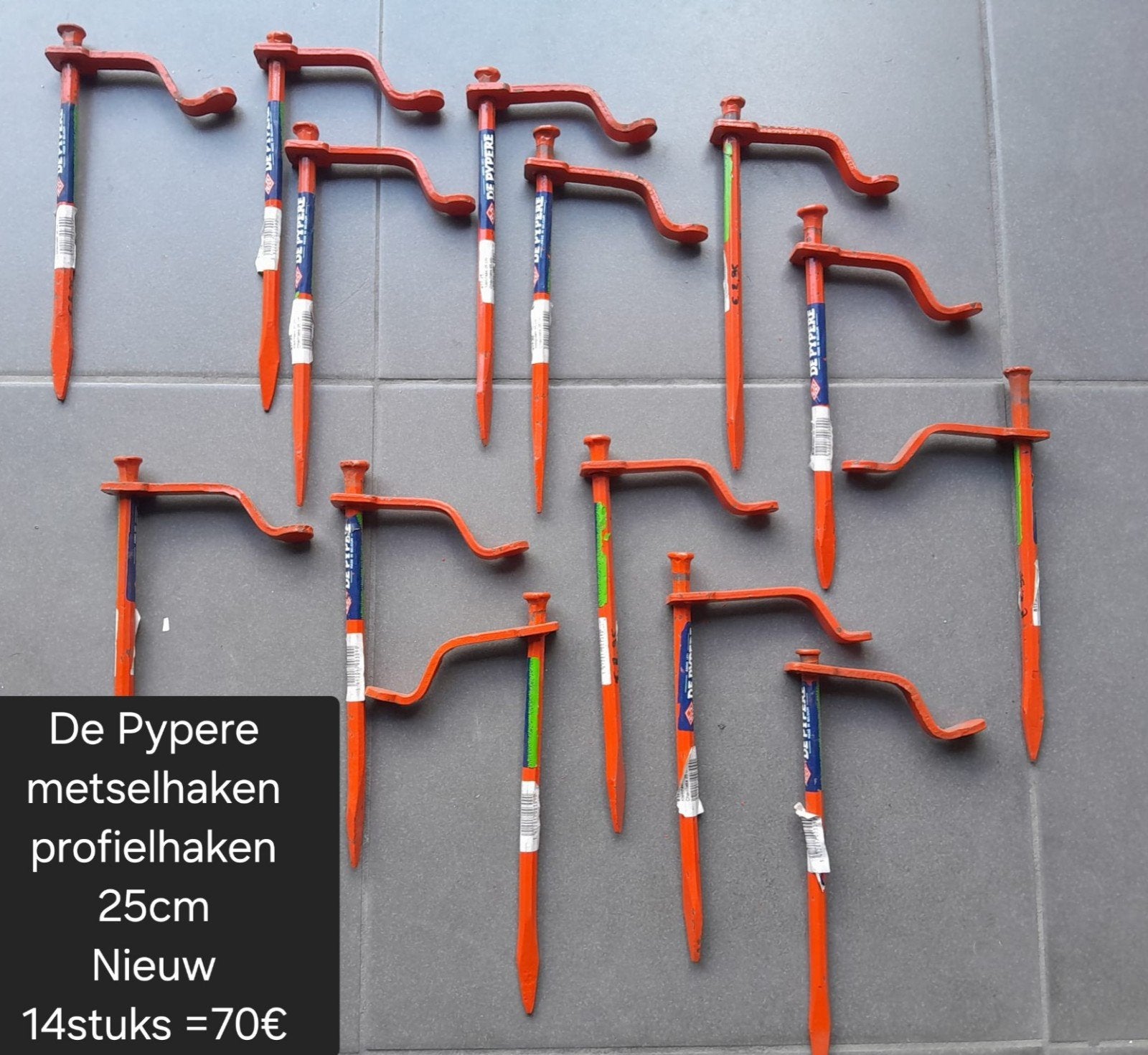 profielhaken Nieuw, Ophalen