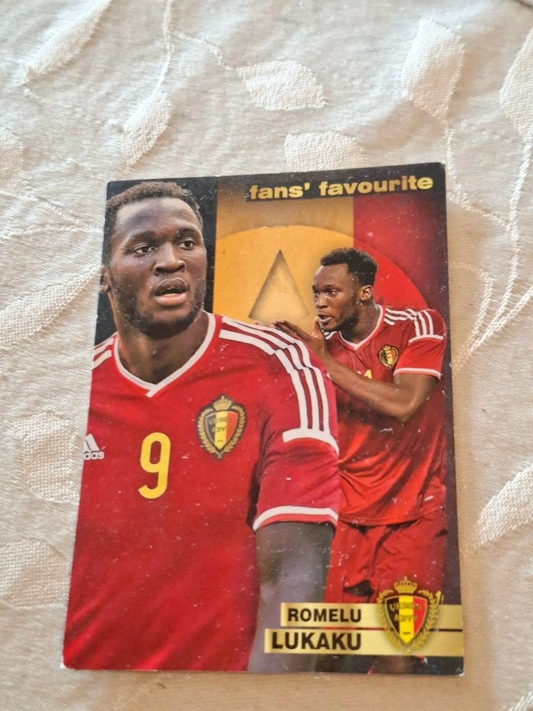 Panini/Voetbalkaart/Romelu Lukaku/Rode Duivels, Verzamelen, Ophalen of Verzenden, Gebruikt, Spelerskaart