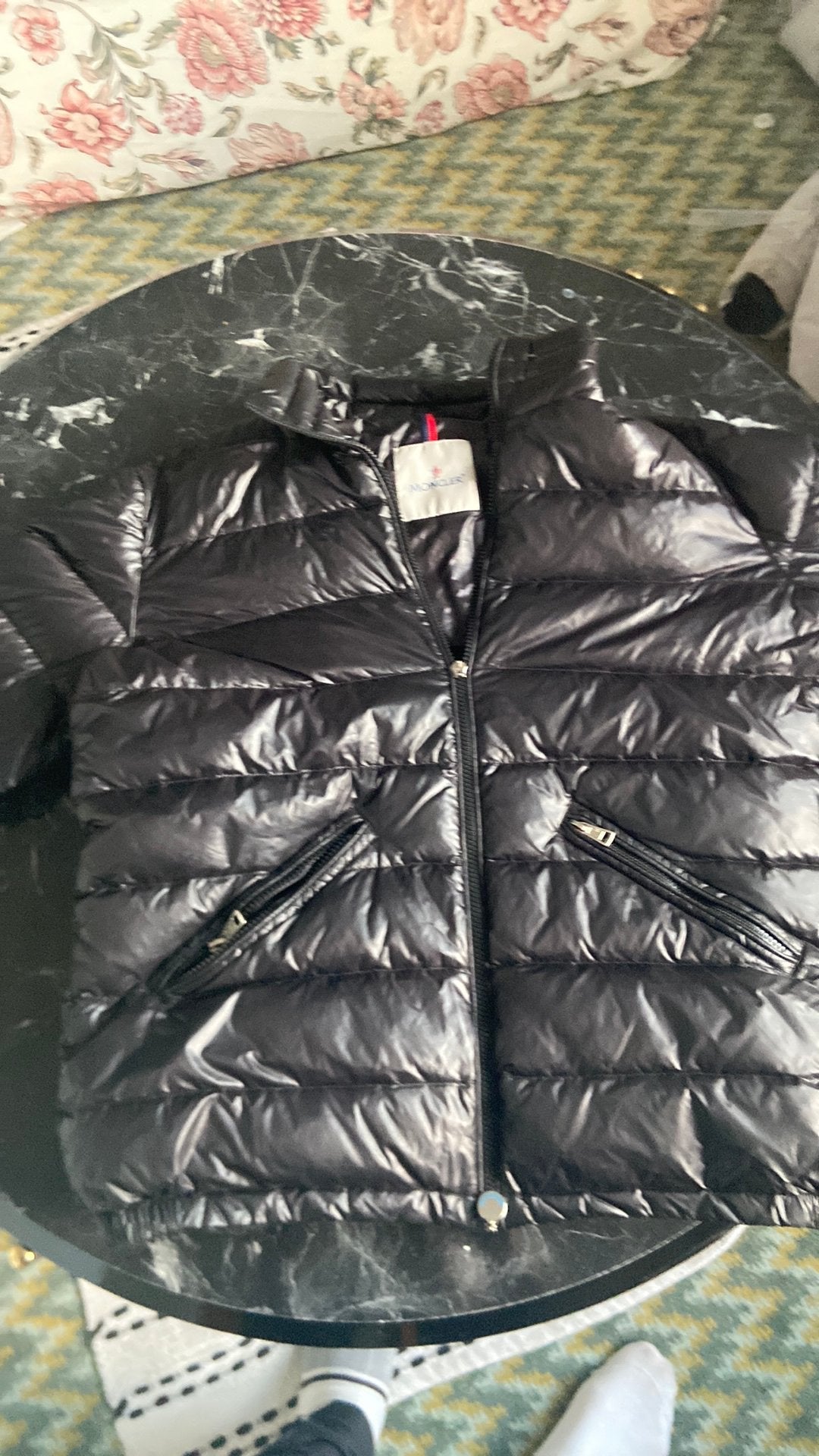 Moncler jas, Enlèvement ou Envoi, Neuf, Taille 48/50 (M), Noir
