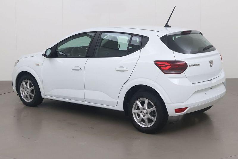 Dacia Sandero confort 67, Auto's, 121 g/km, Gebruikt, Overige bekleding, Wit