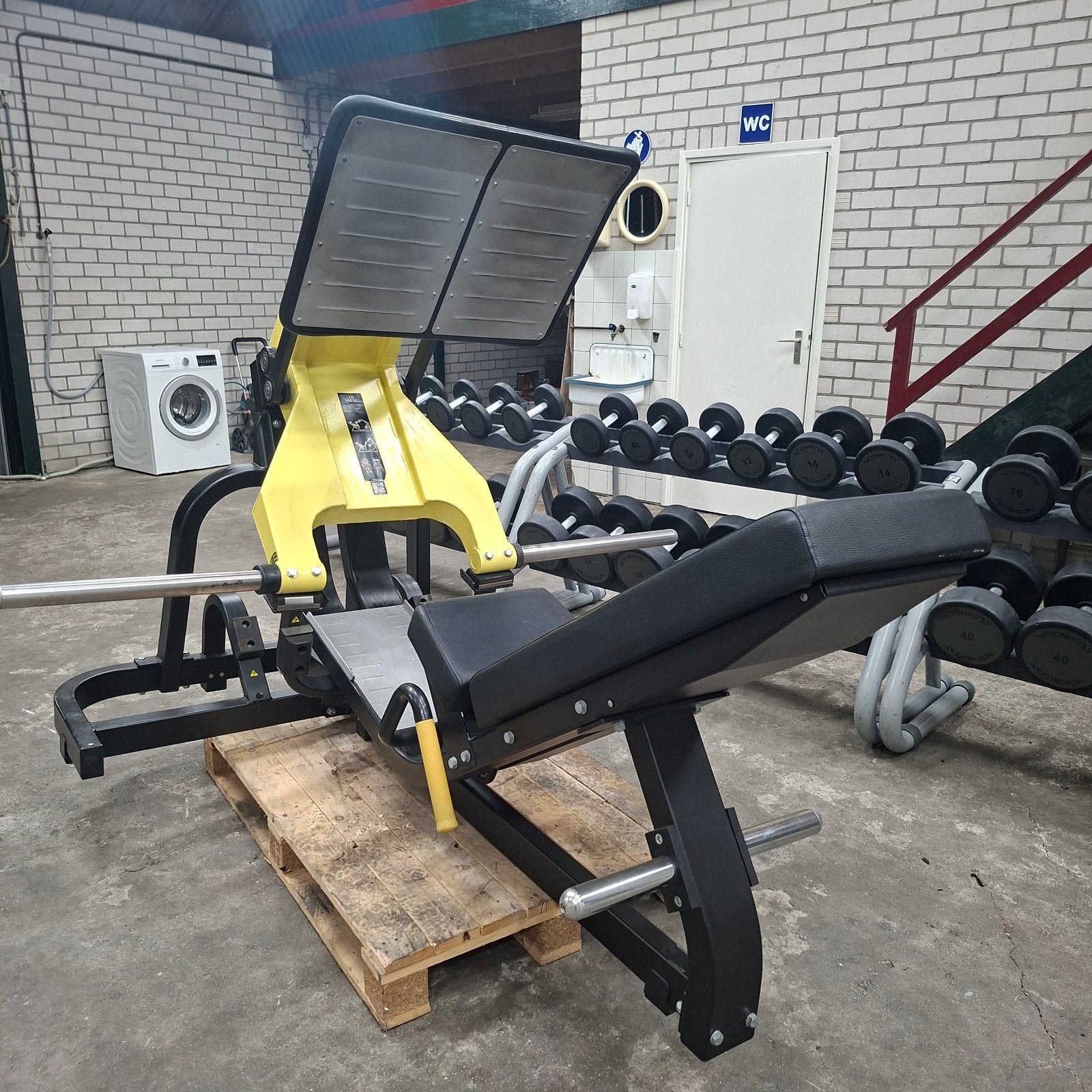 Technogym Pure Strength Plate Loaded Leg Press, Sport en Fitness, Ophalen