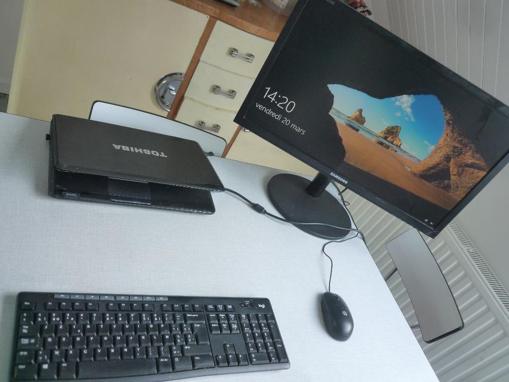 Satellite P745-S4102-6GBRam-699GBHDD-Scherm Samsung 24", Ophalen, Intel Core i3 3217U, Toshiba, HDD