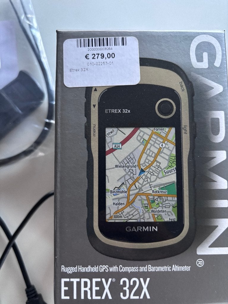 Garmin Etrex 32 GPS, Sport en Fitness, Bergsport en Wandelen, Nieuw, Navigatie of Gps, Ophalen of Verzenden