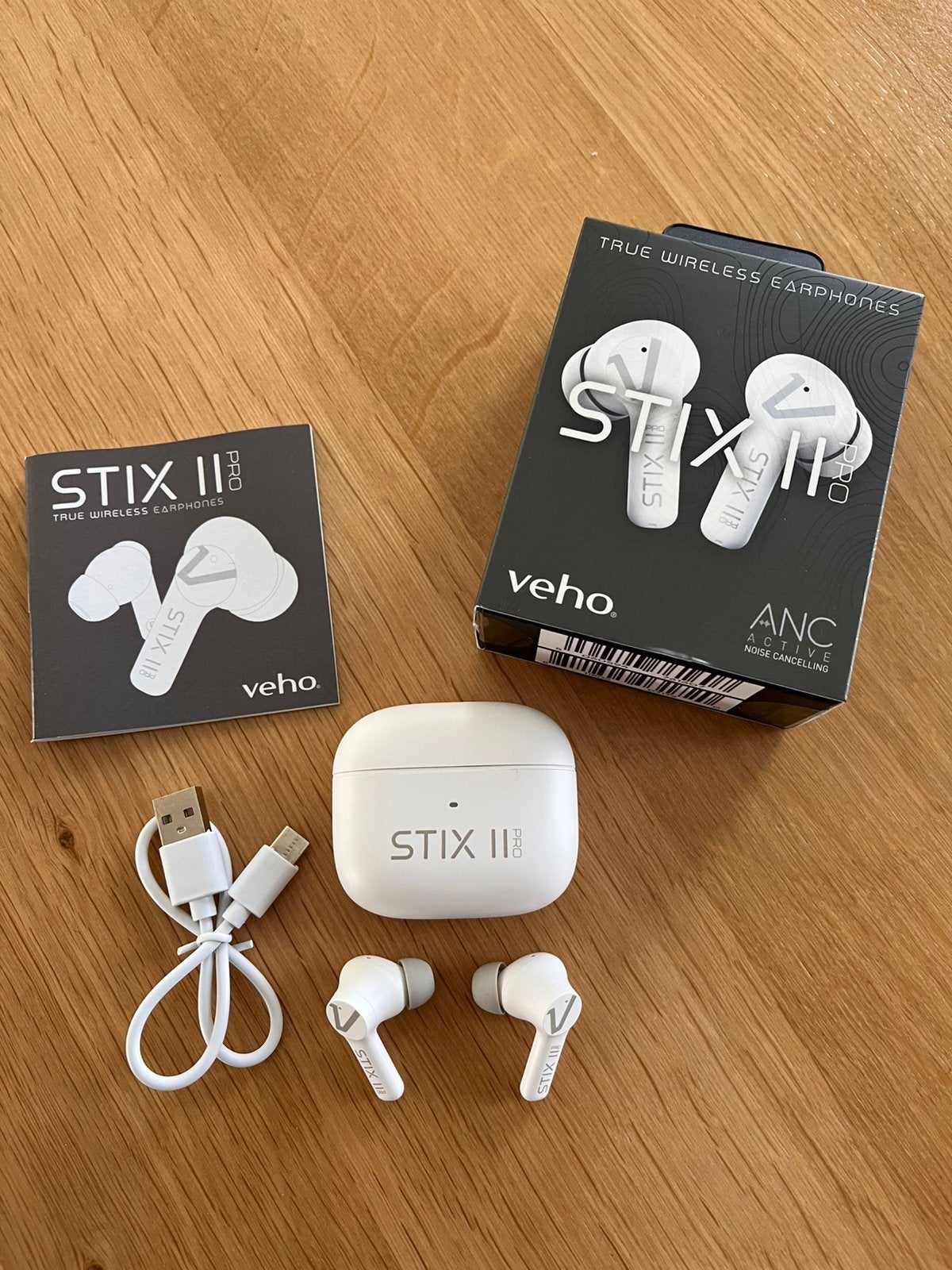 Veho STIX II Pro draadloze oortjes - !! nieuwstaat !!, Enlèvement, Neuf, Blanc, Autres marques