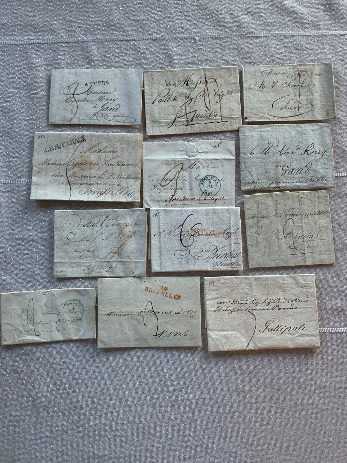 21 précurseurs vers la Belgique, Timbres & Monnaies, Enlèvement ou Envoi, Lettre