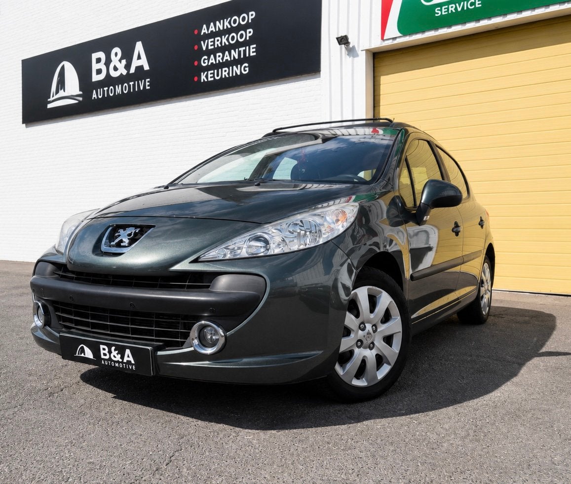 Peugeot 207 1.6 benzine AUTOMAAT / gekeurd voor verkoop, Auto's, Parkeersensor, Zwart, 4 cilinders, 0 kg