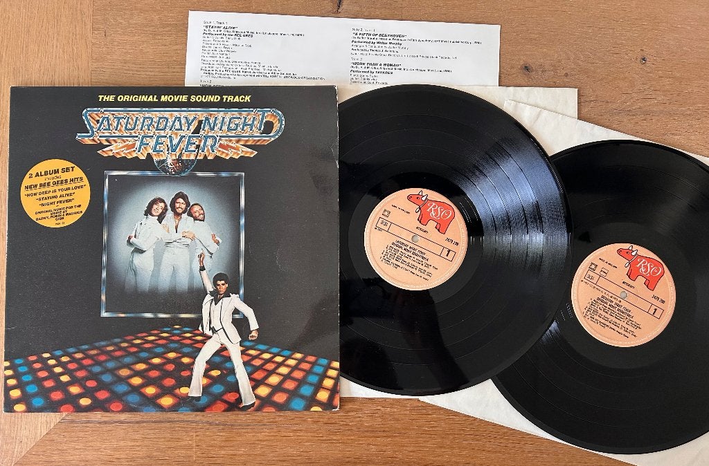 Soundtrack van SATURDAY NIGHT FEVER ( 2LP ), Verzenden, Soundtrack, Dubbel-LP, Zo goed als nieuw