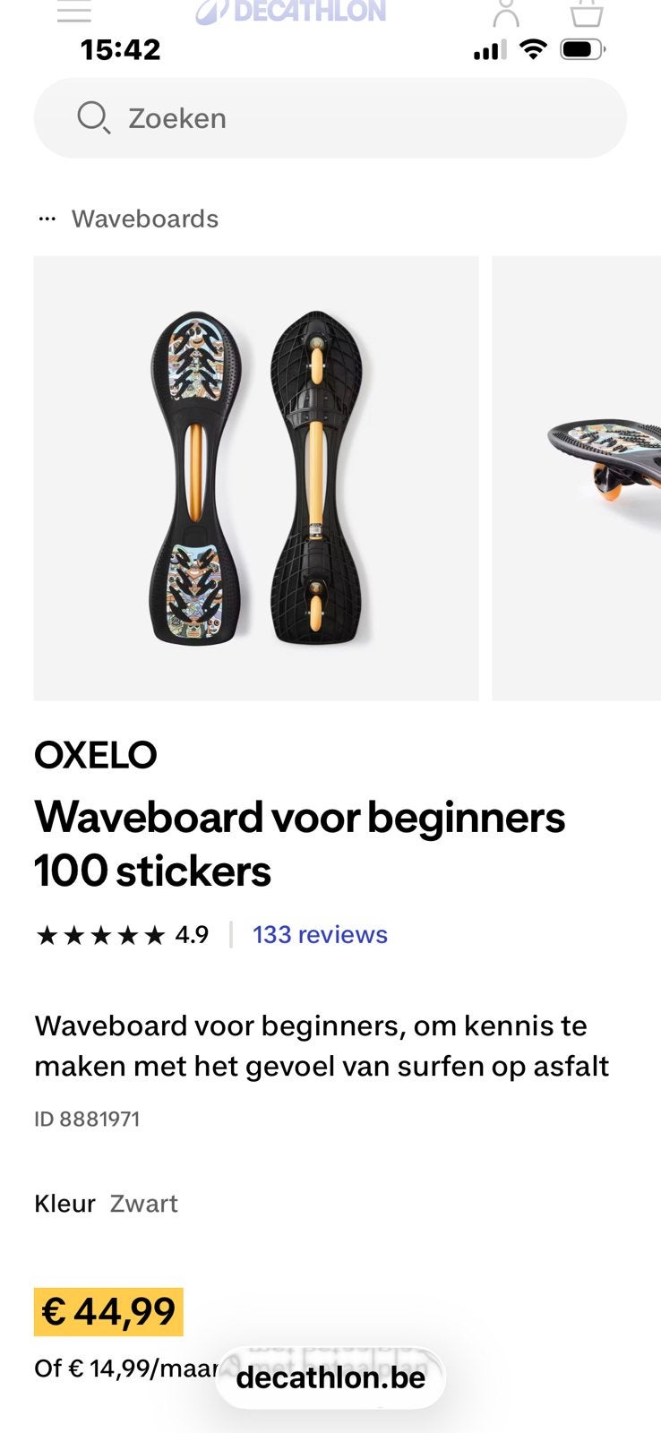 Waveboard, Sports & Fitness, Skateboard, Enlèvement, Waveboard