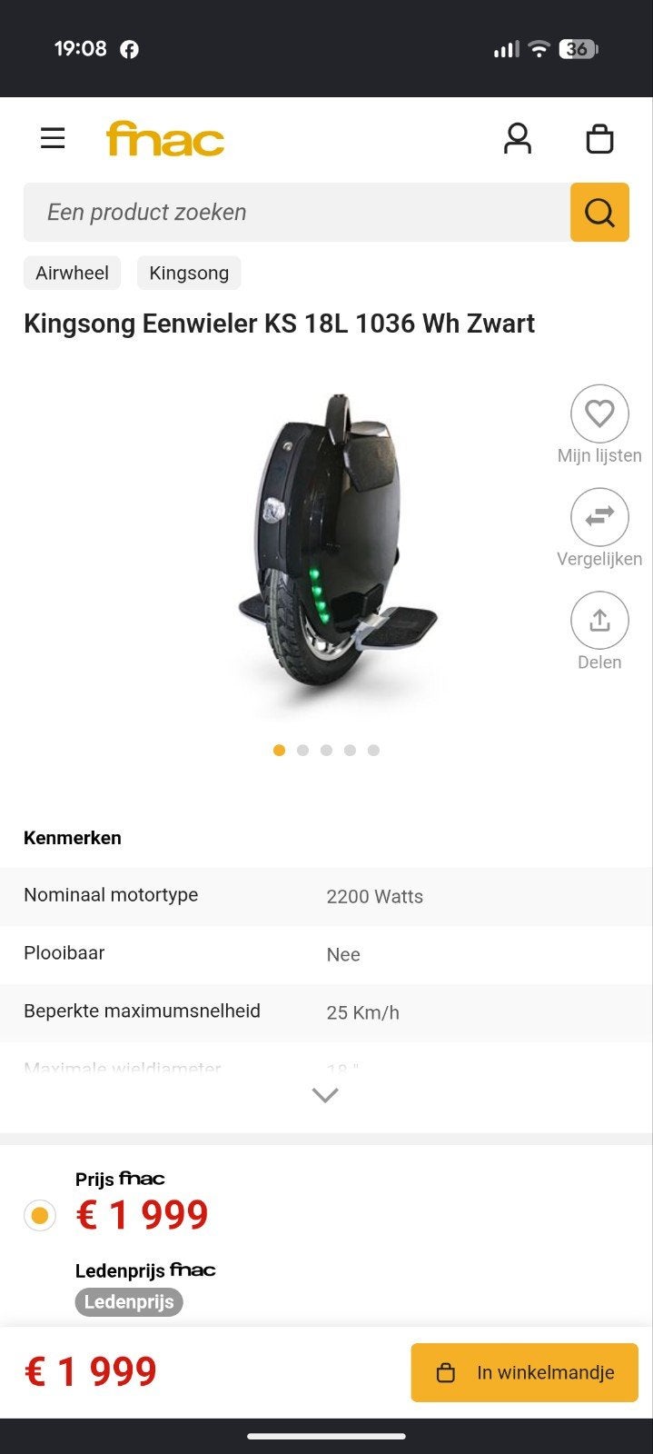 electric unicycle, Electroménager, Bouilloires, Enlèvement ou Envoi