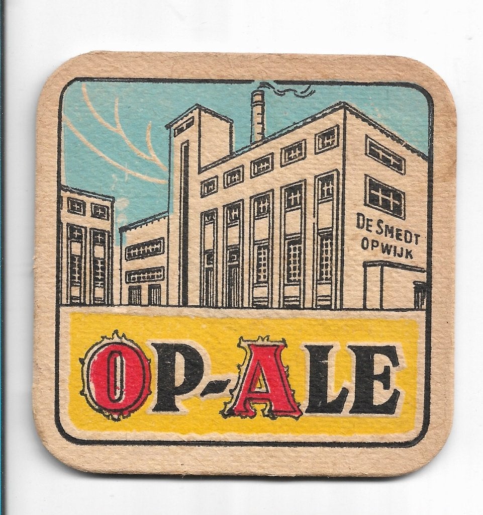 sous-bock Op-Ale, Verzamelen, Biermerken, Ophalen of Verzenden, Zo goed als nieuw, Viltje(s)