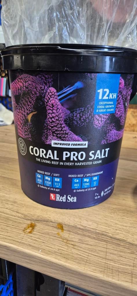 Redsea coral pro salt 6kg, Dieren en Toebehoren, Ophalen, Red Sea