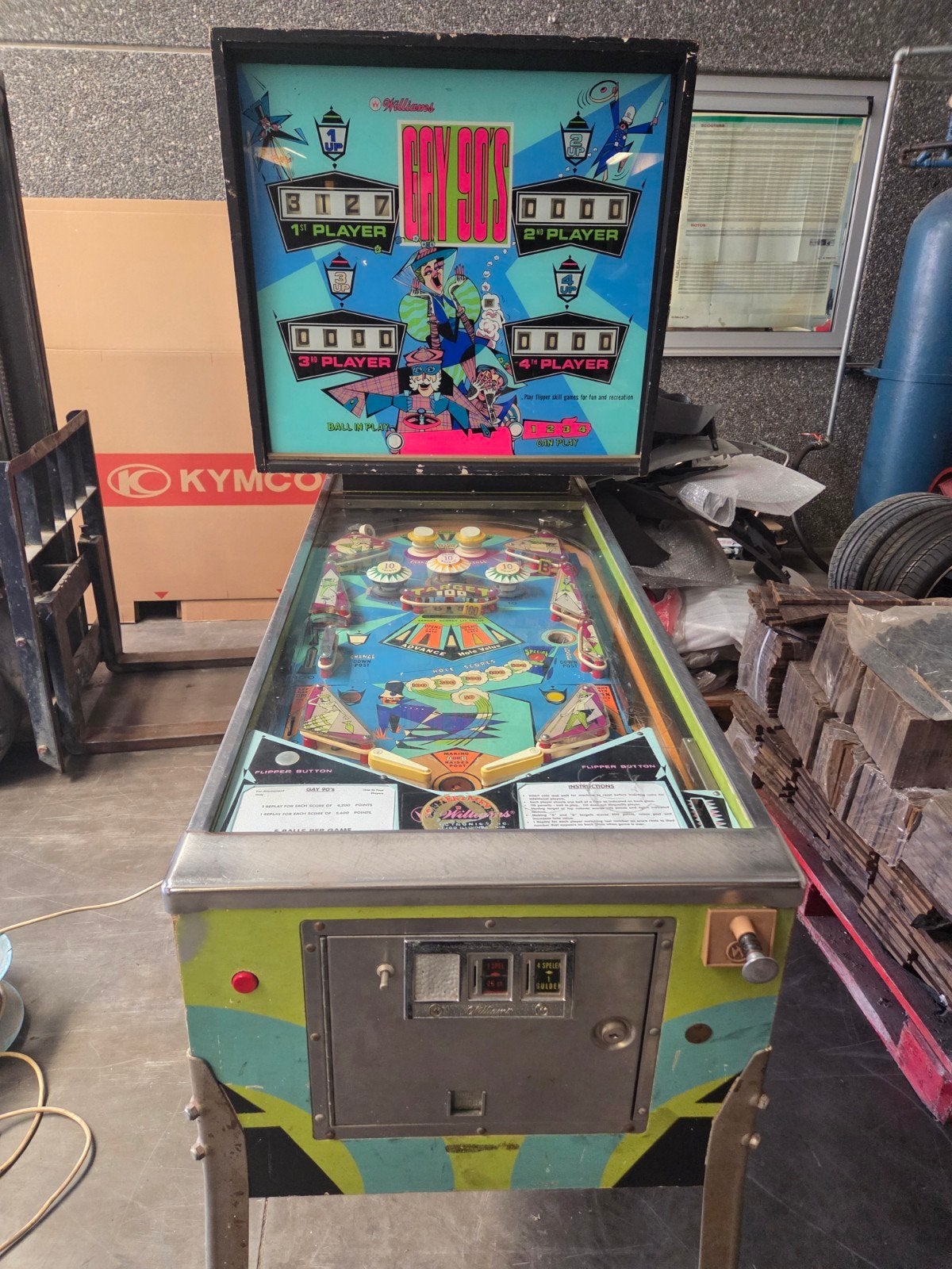 flipperkast, Collections, Enlèvement, Flipper (jeu)