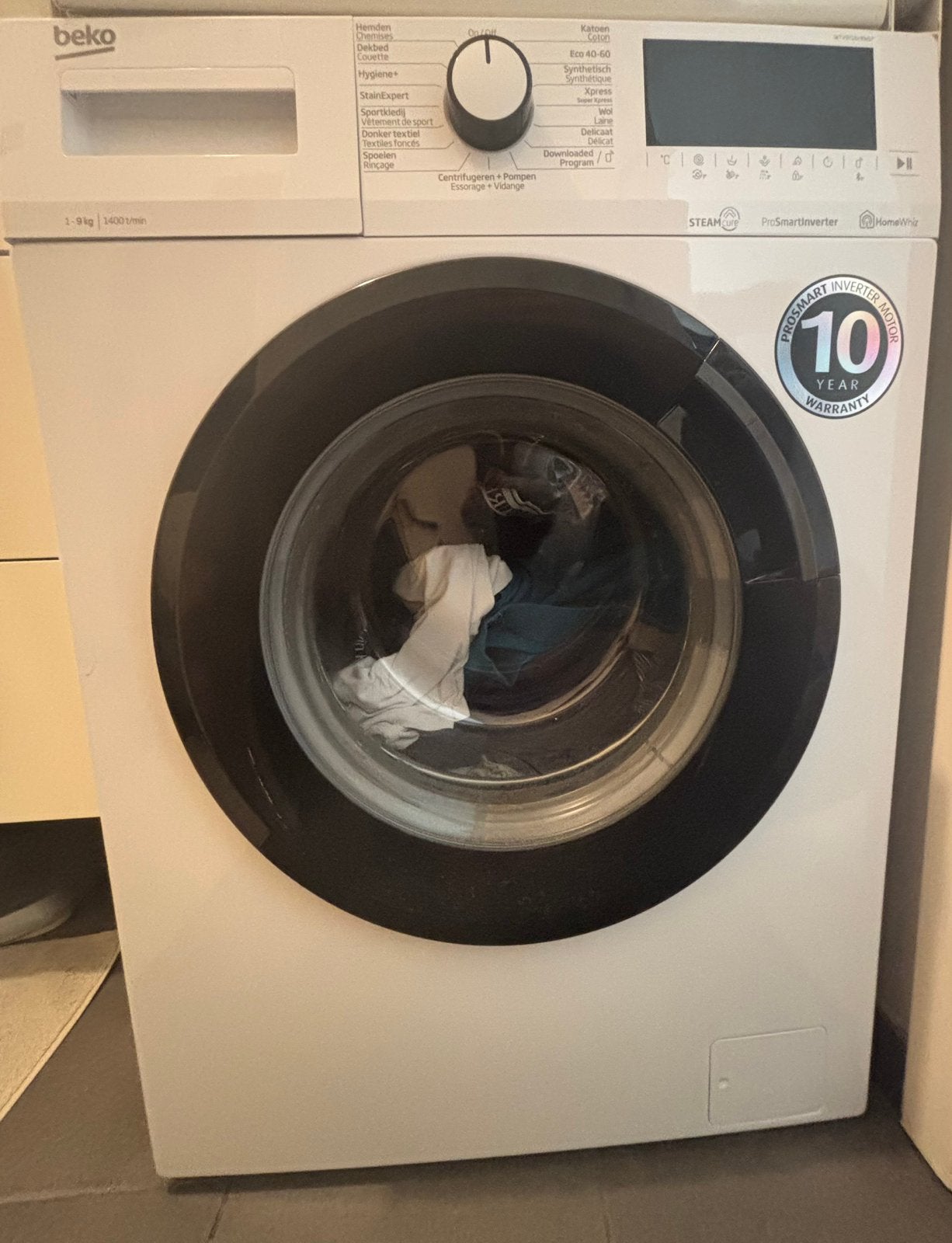 Lave-linge BEKO (1201/1400T), Enlèvement, Comme neuf