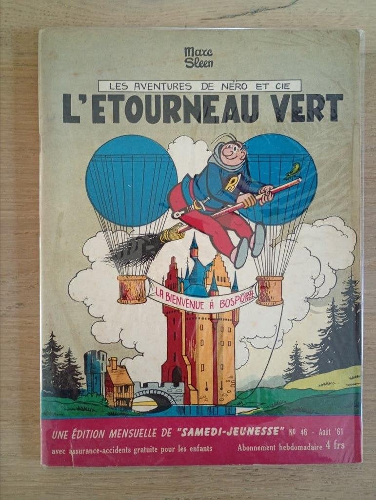 Néron 29 L'étourneau vert Re Samedi-jeunesse 46, Boeken, Gelezen, Eén stripboek, Ophalen of Verzenden, SLEEN