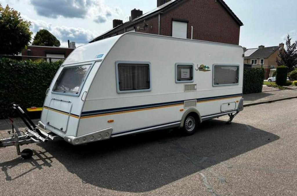 Wilk safari caravan met mover, Caravans en Kamperen, Particulier, Wilk