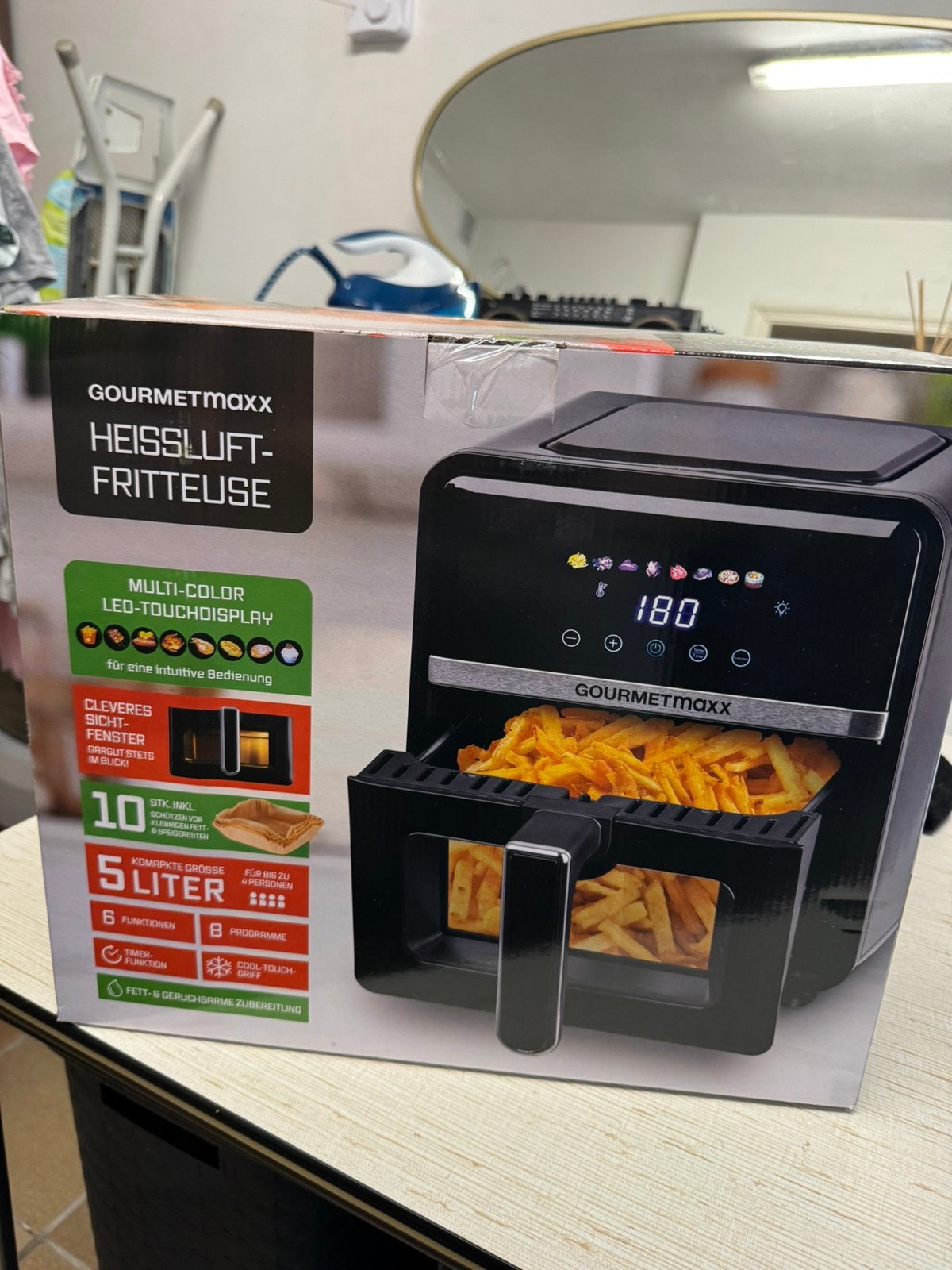Airfryer, Elektronische apparatuur, Airfryers, Ophalen of Verzenden, Zo goed als nieuw
