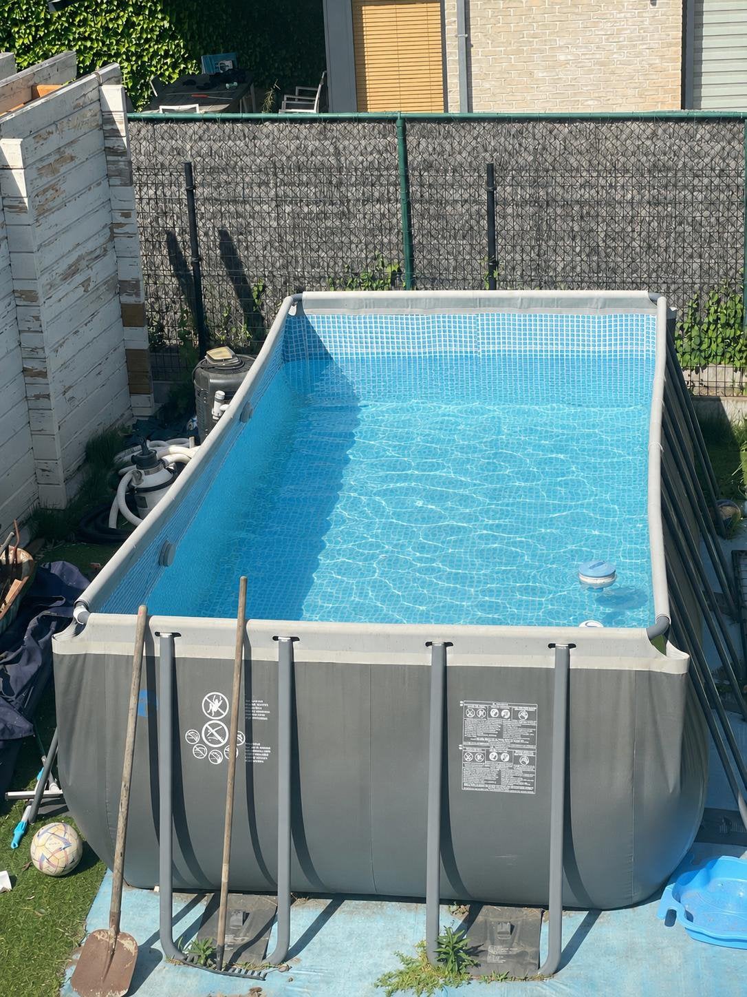 Intex xtr zwembad 549x274x132, Tuin en Terras, Gebruikt, 200 tot 300 cm, Rechthoekig, Ophalen
