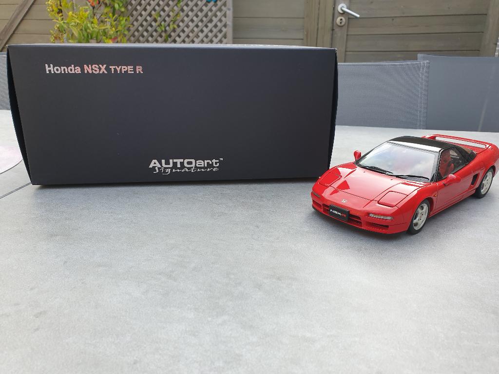Autoart 1/18 Honda NSX Type R 1992 Formula Red, Hobby en Vrije tijd, Ophalen, Zo goed als nieuw, Auto, Autoart